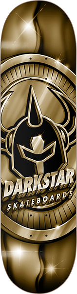 Darkstar Anodize Skateboard Deck -8.25 Gold DECK ONLY
