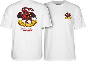 Powell Peralta Cab Dragon II T-Shirt - Size: X-LARGE White