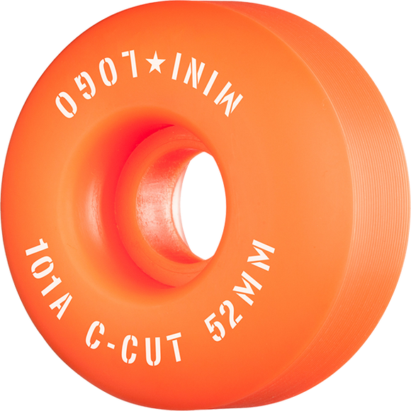 Ml C-Cut 52mm 101a Orange  Skateboard Wheels (Set of 4)