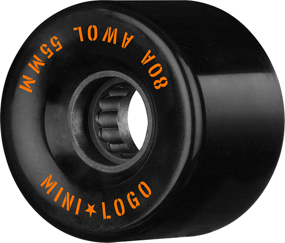 Ml ATF A.W.O.L. 55mm 80a Black Skateboard Wheels (Set of 4)