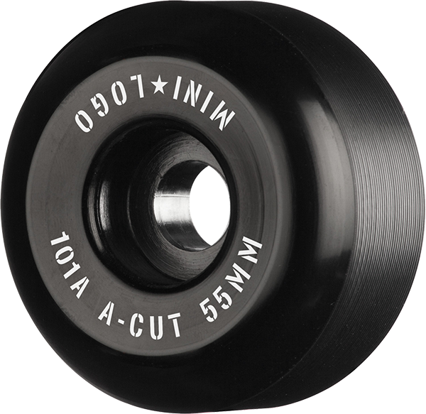 Ml A-Cut 55mm 101a Black  Skateboard Wheels (Set of 4)