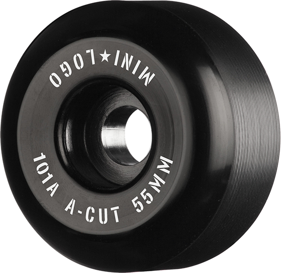 Ml A-Cut 55mm 101a Black  Skateboard Wheels (Set of 4)
