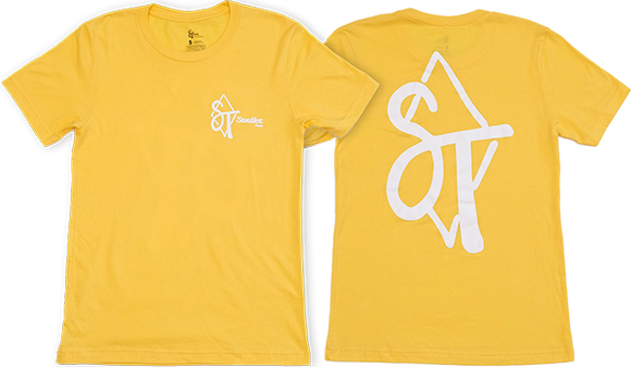 Sandlot Times Staple T-Shirt - Size: LARGE Yellow
