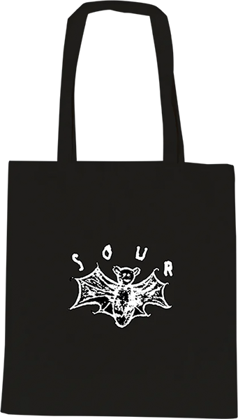 Sour Bat Tote Bag Black