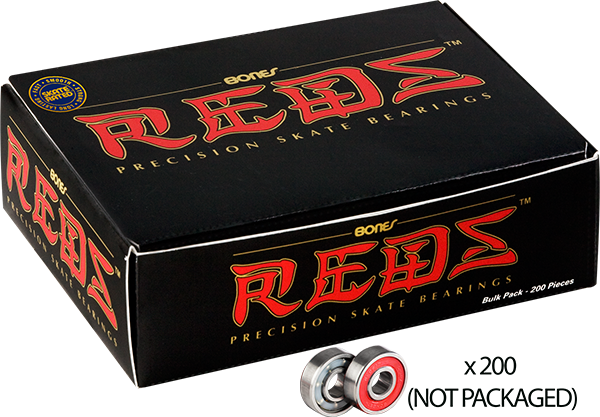 Bones Wheels Reds Bulk Pack 200pcs(25sets) Bearings