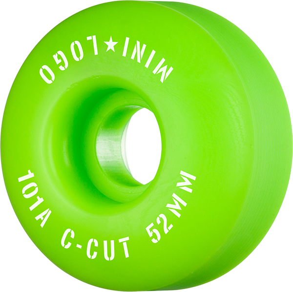 Ml C-Cut 52mm 101a Green  Skateboard Wheels (Set of 4)