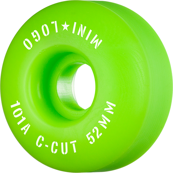 Ml C-Cut 52mm 101a Green  Skateboard Wheels (Set of 4)