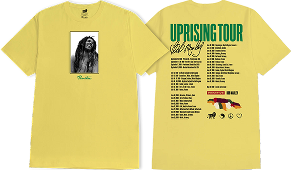 Primitive Uprising T-Shirt - Size: MEDIUM Banana